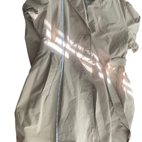 Maurices Women’s 2X 18W-20W Plus Size Tan Belted Single Breasted Trench Coat - Picture 6 of 15